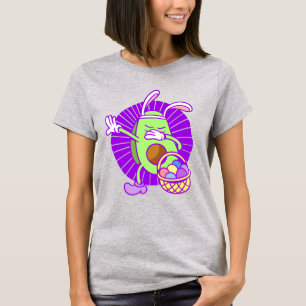 Happy Easter Egg avocado Bunny lustiges Ding T-Shirt