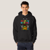 Happy Easter Egg Basket Bunny Ears Hoodie (Vorne ganz)
