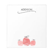 Happy Easter Egg Doodle Notepad Notizblock (Vorderseite)