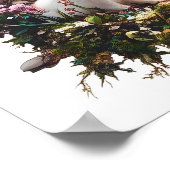 Happy Easter Egg Forest Poster (Ecke)