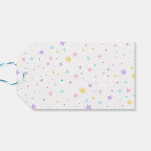 Happy Easter Egg Holiday Geschenkanhänger (Rückseite Horizontal)