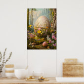 Happy Easter Egg Hunt Poster (Küche)