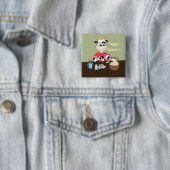 Happy Easter egg painting event button (Beispiel)