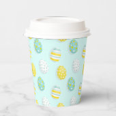Happy Easter Egg Pattern  Pappbecher (Links)