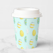 Happy Easter Egg Pattern  Pappbecher (Rechts)