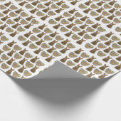 Happy Easter Eggs Basket Bunny Happy Oaster Geschenkpapier (Ecke)