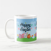 Happy Easter Eggs Bunny & Blume Kaffeetasse (Links)