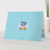 Happy Easter Eggs Bunny & Blume Karte (Rückseite)