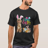 Happy Easter Eggs Bunny Dog Shihtzu Boys Girls T-Shirt (Vorderseite)