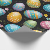 Happy Easter Eggs Collection Geschenkpapier (Ecke)