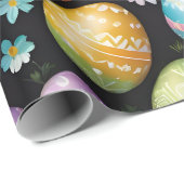 Happy Easter Eggs Collection Geschenkpapier (Rolleneckpunkt)