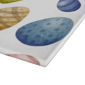 Happy Easter Eggs Cutting Board - Festivals Frühja Schneidebrett (Ecke)