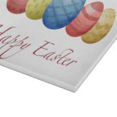 Happy Easter Eggs Cutting Board - Festivals Frühja Schneidebrett (Ecke)