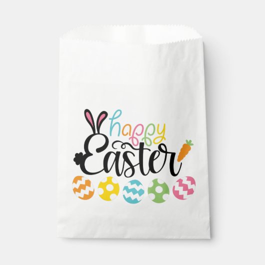 Happy Easter Eggs Geschenktütchen (Vorderseite)
