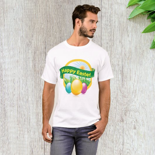 Happy Easter Eggs Mens T - Shirt