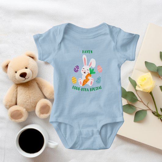 Happy Easter Eggs-Stra Special Baby Bodysuit Baby Strampler