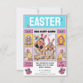 Happy Easter Ei Foto Urlaub Einladung (Vorderseite)