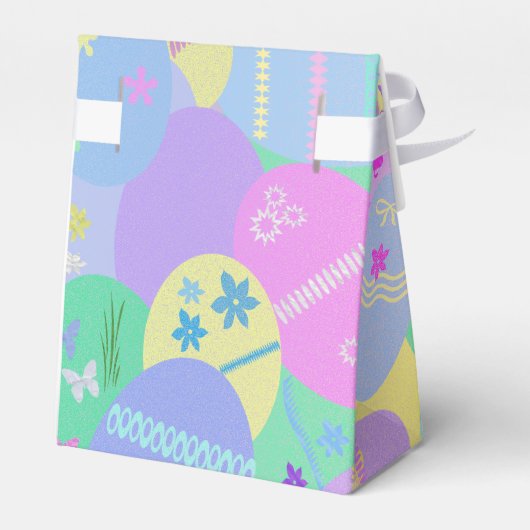 Happy Easter Eier Design Geschenkschachtel (Rückseite)