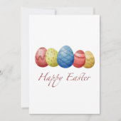 Happy Easter Eier Feiertagskarte (Vorderseite)