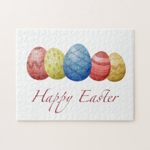 Happy Easter Eier Puzzle