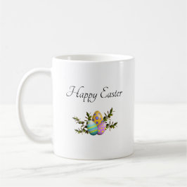 Happy Easter Elegant Decorated Eggs Kaffeetasse