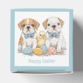 Happy Easter English Bulldogs Geschenkschachtel (Oben)