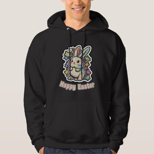 Happy Easter  Enjoy Easter Hoodie (Vorderseite)