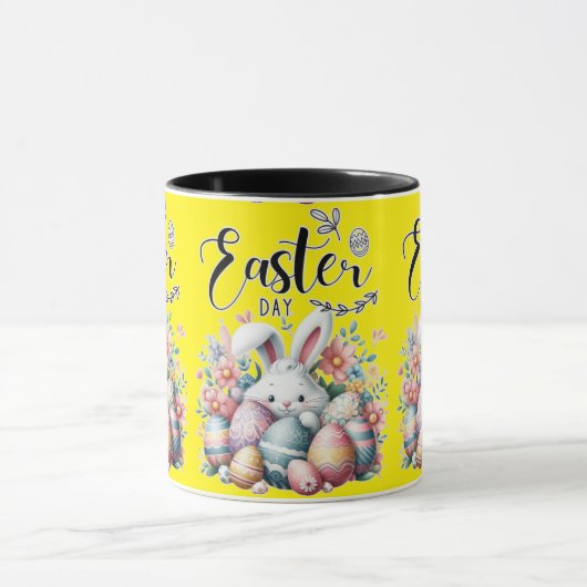 Happy Easter, enjoy with your family Tasse (Zentrum)