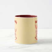 Happy Easter Family – Cute Bunny - caneca Tasse (Zentrum)