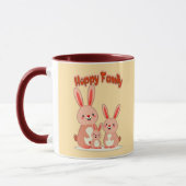 Happy Easter Family – Cute Bunny - caneca Tasse (Links)