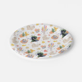 Happy Easter Family (White) – Paper Plates Pappteller (Schrägansicht)