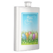 "HAPPY EASTER" - FARBHAFTE OSTEREIER FLACHMANN (Rechts)