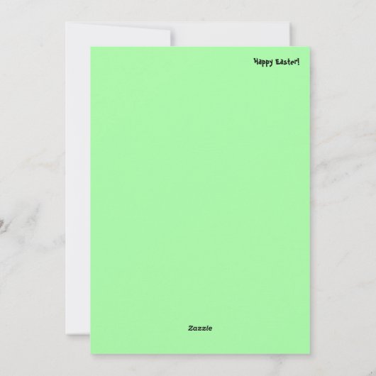 Happy Easter! Feiertagskarte (Rückseite)