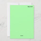 Happy Easter! Feiertagskarte (Rückseite)