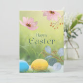 Happy Easter Feiertagskarte (Stehend Vorderseite)