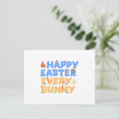 Happy Easter Feiertagspostkarte (Stehend Vorderseite)