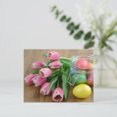 Happy Easter Feiertagspostkarte (Stehend Vorderseite)