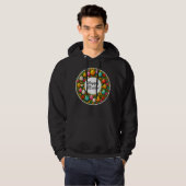 Happy Easter – Festive Egg Wreath almofada Hoodie (Vorne ganz)