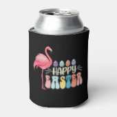 Happy Easter Flamingo Bunny Egg Basket Dosenkühler (Kanne Vorderseite)