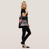 Happy Easter Flamingo Bunny Egg Basket Tasche (Am Model)