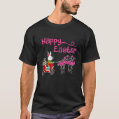 Happy Easter Flamingo T-Shirt (Vorderseite)