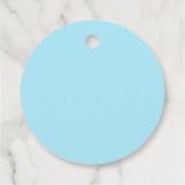 Happy Easter Flowers and Eggs  Geschenkanhänger (Rückseite)