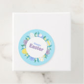 Happy Easter Flowers and Eggs  Geschenkanhänger (Beispiel)