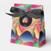 Happy Easter Foil Colorful Gradient 4 Ostereier Geschenkschachtel (Vorderseite)