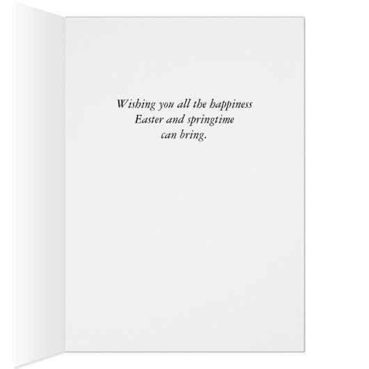 Happy Easter for Goddad, Cute Rabbit with Flower (Innen (Rechts))