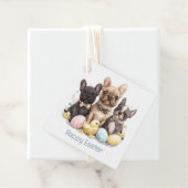 Happy Easter French Bulldogs Geschenkanhänger (Beispiel)