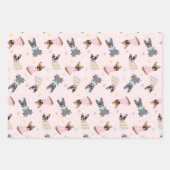 Happy Easter French Bulldogs Geschenkpapier Set (Vorderseite 2)