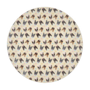 Happy Easter French Bulldogs Schneidebrett