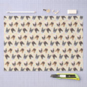 Happy Easter French Bulldogs Seidenpapier (Handwerk)