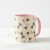 Happy Easter French Bulldogs Tasse (VorderseiteRechts)